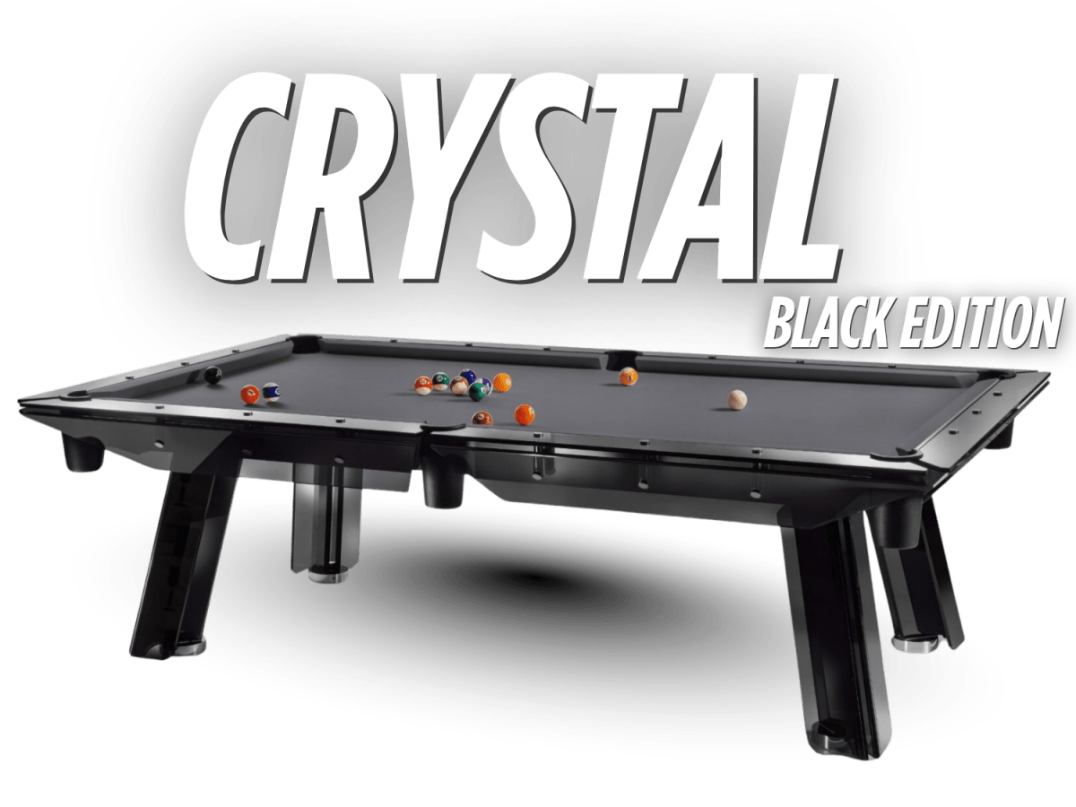 BILLARD CRYSTAL BLACK EDITION - 8FT